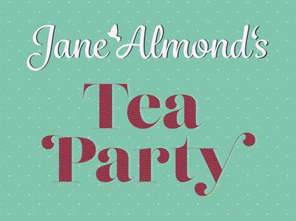 Jane Almond Tea Party branding image